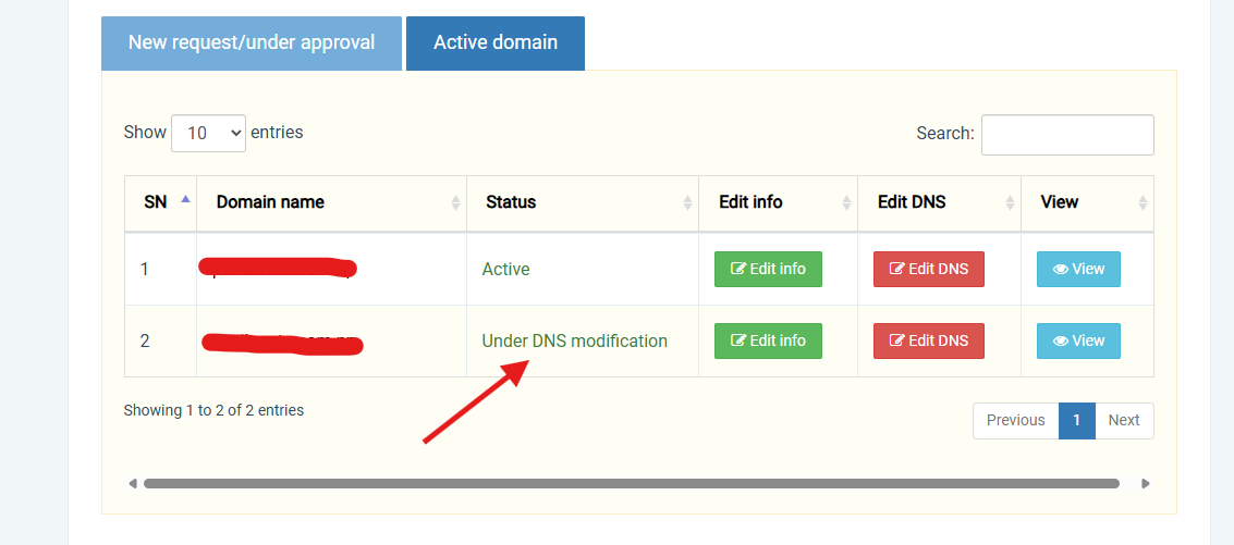 dns under review